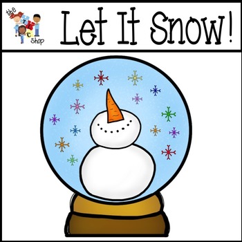 Let It Snow Clipart Set By Total Language Connections The Tlc Shop