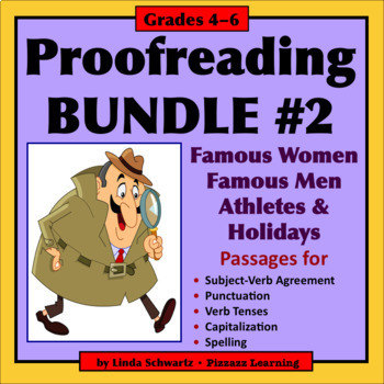 Preview of PROOFREADING BUNDLE #2 • GRADES 4–6