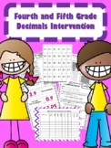 NEW  4th & 5th Grade Decimals Intervention (31 DAYS) READY TO GO!