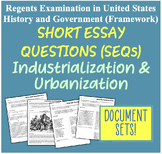 FREE Short Essay Questions for New York Regents: Industrial Era