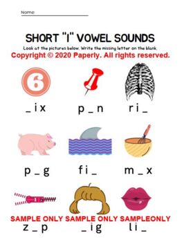 NEW Short Vowel 
