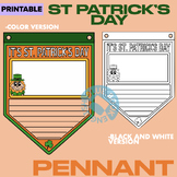 NEW! St Patrick's Day Writing Pennant - Fact Sheet / Activity