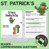 St. Patrick's Reader | Spring Time Comprehension Questions
