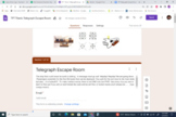NEW!!! Titanic Telegraph Escape Room Google Forms with ful
