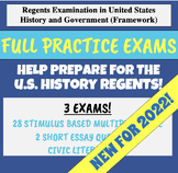 NEW U.S. History Regents Practice Tests! Stimulus Based Multiple Choice, Essays