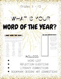 New Year Activity: Word of the Year (Reflection & Bookmark