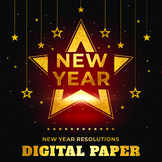NEW YEAR DIGITAL PAPER