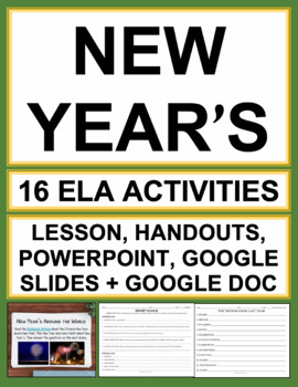 Preview of New Year's Activities | Printable & Digital