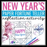 New Year's Activity - Folding a Paper Fortune Teller New Y
