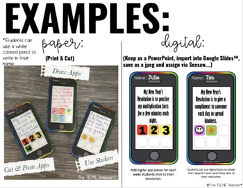 NEW YEAR'S RESOLUTION ACCOUNTABILITY CHART {PAPER OR DIGITAL} | TpT