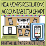 NEW YEAR'S RESOLUTION ACCOUNTABILITY CHART {PAPER OR DIGITAL}