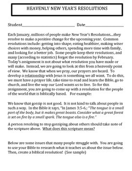 Preview of NEW YEAR'S RESOLUTION MEGA PACKET (138 PAGES) (CATHOLIC / CHRISTIAN SCHOOLS)