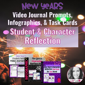 Preview of NEW YEAR'S STUDENT & CHARACTER REFLECTION BUNDLE