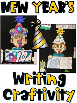 Preview of NEW YEAR'S Resolution Writing CRAFTIVITY 2024-2035