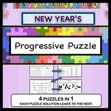 NEW YEAR's Progressive Puzzle + Two Bonus Puzzles!