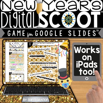 Preview of NEW YEARS 2023 Scoot for Google Slides