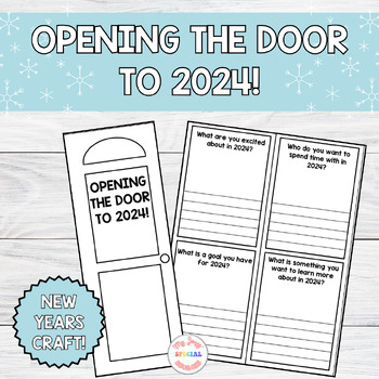 Preview of NEW YEARS CRAFT: DOOR TO 2024!