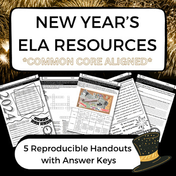 Preview of NEW YEARS | MIDDLE SCHOOL ELA RESOURCES