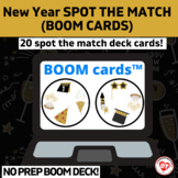 NEW YEARS/ NYE SPOT THE MATCH BOOM CARDS:OT /SLP visual pe