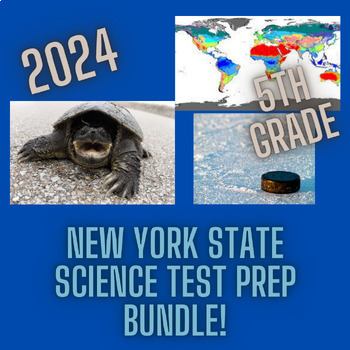 Preview of New York State SCIENCE TEST PREP 5th 2024: Beaver, Climate and Bowling Clusters