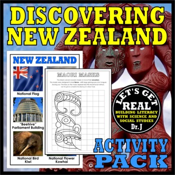 Preview of NEW ZEALAND: Discovering New Zealand Activity Pack