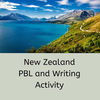 Preview of NEW ZEALAND PBL (project Based Learning) and writing activity