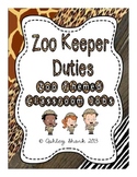 NEW! Zoo Keeper Duties - Zoo Themed Classroom Job Chart - 