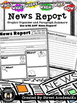 Preview of News Report: Who? What? Where? When? Why? How?