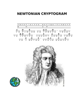 Preview of NEWTONIAN CRYPTOGRAM