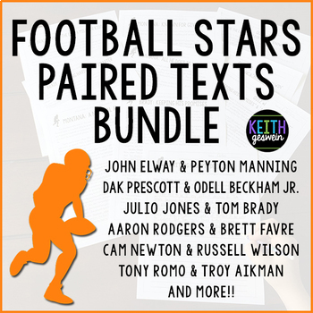 Preview of Paired Texts: Football Stars Bundle