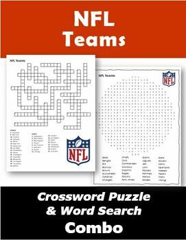 NFL Teams Word Search – Free Printable