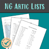 NG COMPLETE Articulation Lists for Older Students