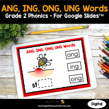 Preview of NG Ending Phonics Activities | ANG, ING, ONG, and UNG 2nd Grade Phonics