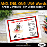 NG Ending Phonics Activities | ANG, ING, ONG, and UNG 2nd 