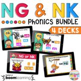 NG & NK Words Phonics Boom Cards BUNDLE