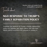 NGO Response to Trump's Family Separation Policy - IB Glob