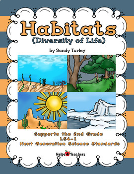 Preview of NGSS 2.LS4-1:2nd gr-Habitats:Diversity of Life/PRINTABLES & TPT DIGITAL