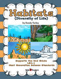 NGSS 2.LS4-1:2nd gr-Habitats:Diversity of Life/PRINTABLES 