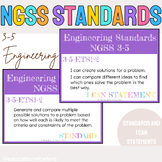 NGSS 3-5 Engineering Standards & I Can Statements