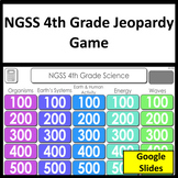 NGSS 4th Grade Science Review and Test Prep Jeopardy Game