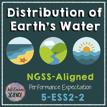 Preview of NGSS 5-ESS2-2 Distribution of Water 5th Grade