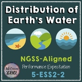 NGSS 5-ESS2-2 Distribution of Water 5th Grade