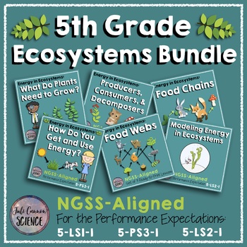 Preview of NGSS 5th Grade Energy in Ecosystems BUNDLE