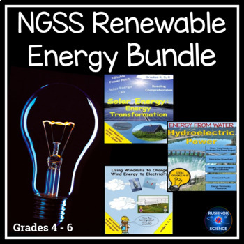 Preview of NGSS  Renewable Energy Bundle Grades 4 - 6