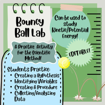 Preview of NGSS Aligned Bouncy Ball ENERGY Lab: FOUR POSSIBLE LABS IN ONE!