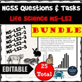 NGSS Assessment Tasks and Test Questions  MS-LS2 Ecosystem