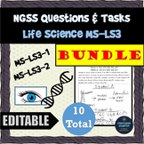 NGSS Assessment Tasks Test Questions MS-LS3 Heredity Mutat