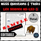NGSS Assessment Tasks and Test Questions MS-LS2-5 Maintain