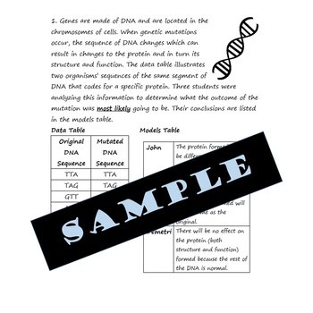 ngss biology assignments