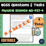 NGSS Assessment Tasks Test Questions MS-PS1-4 Adding Remov